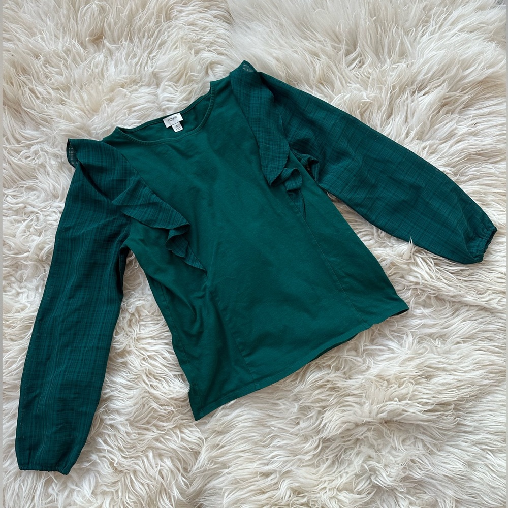 J CREW Long Sleeve Blouse